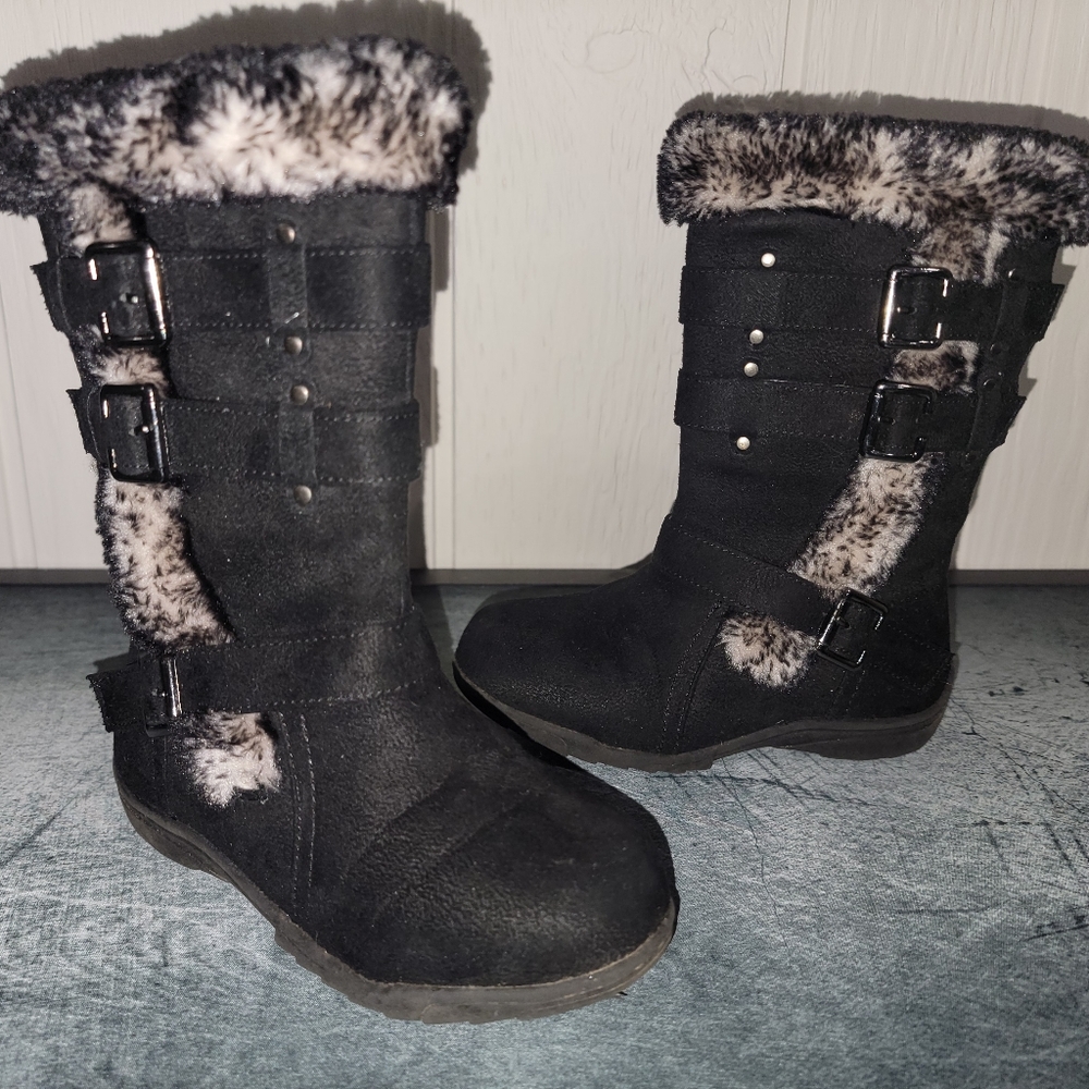 Little Girls Fall Winter Boots Size 9.5